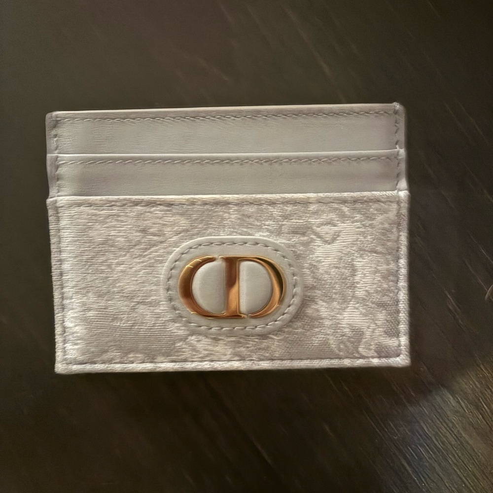 Dior card holder lightly used